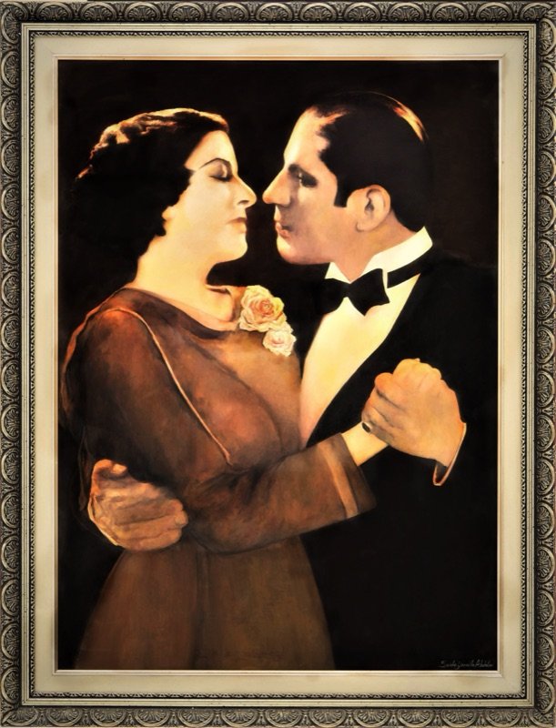 N°8 TRIBUTE TO “CUESTA ABAJO” (Mona Maris with Gardel) 99cm x 130cm
